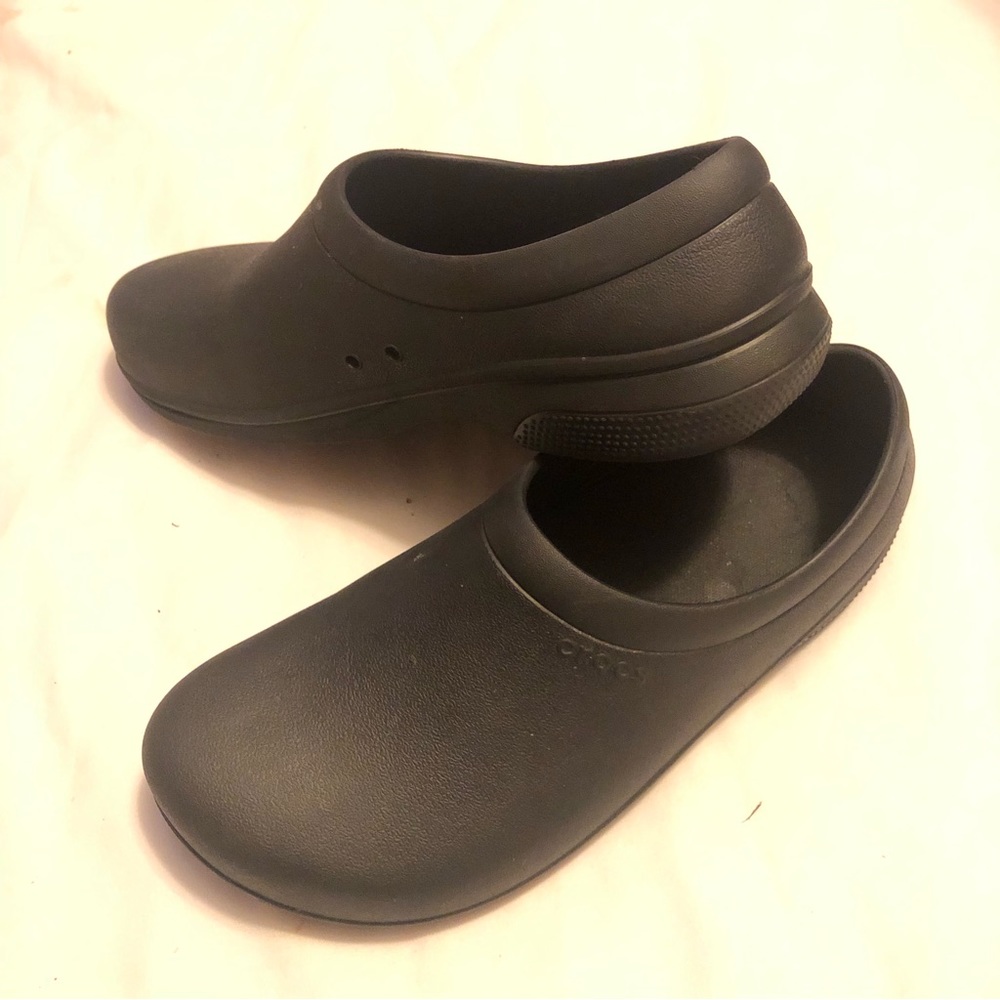 Crocs On The Clog Slip Resistant Work Clog Black … - image 7